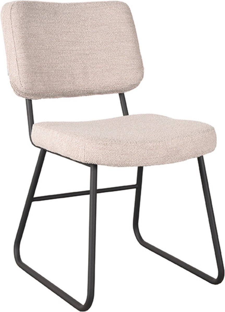 Label51 Eetkamerstoel noah naturel boucle set van 2
