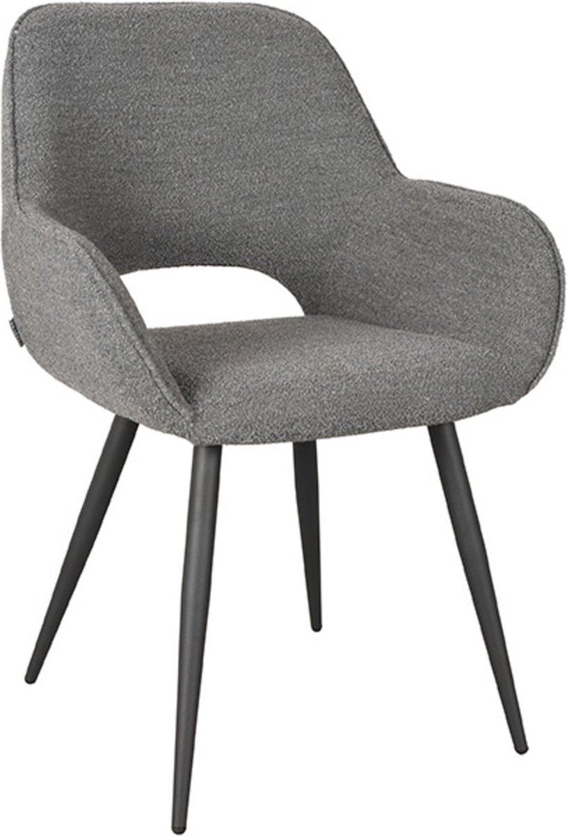 Label51 eetkamerstoel fer 58x57x87 cm boucle set van 2