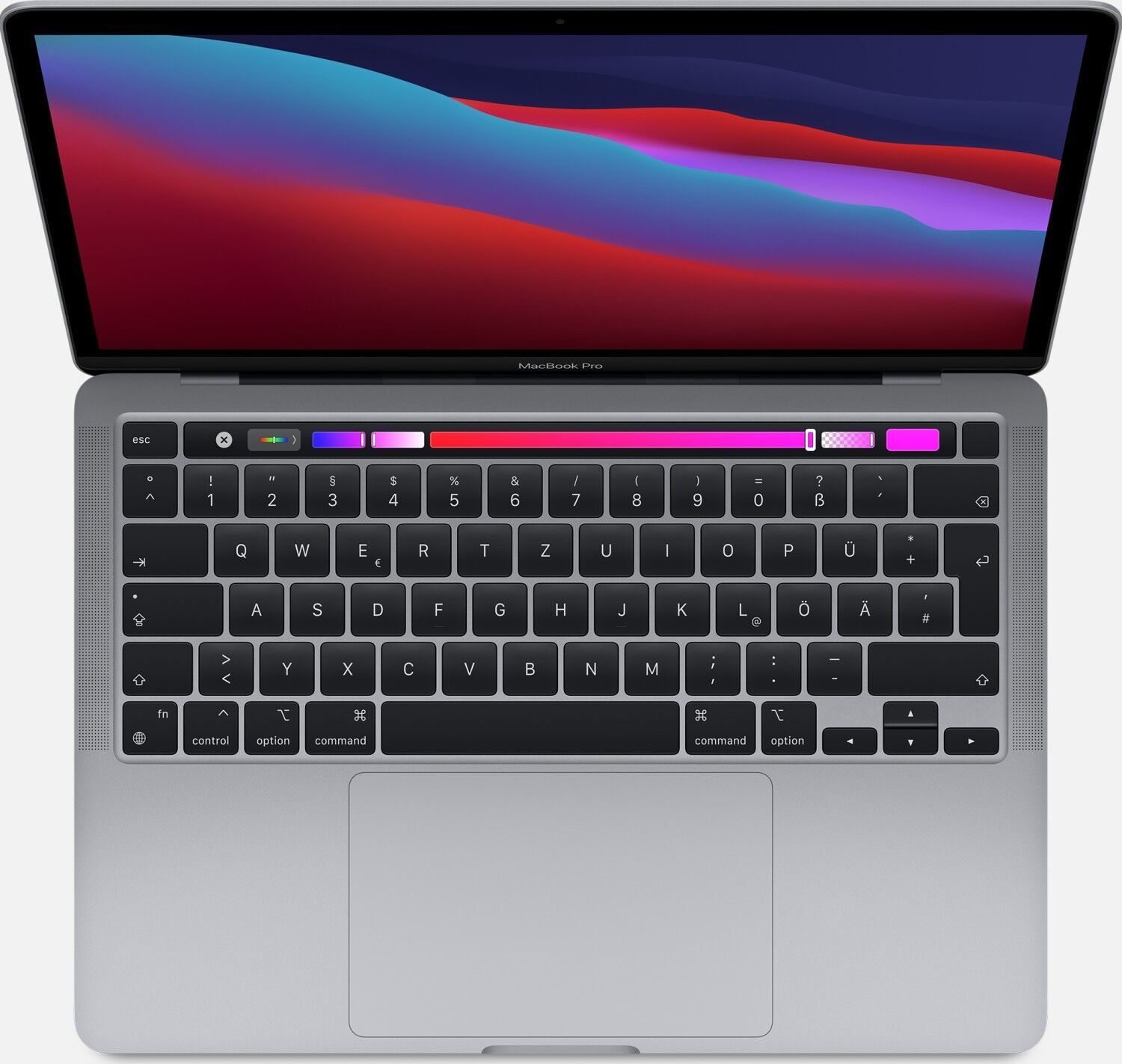 Apple MacBook Pro 2020 M1 | 13.3"| 8 GB | 256 GB SSD | spacegrey | NL