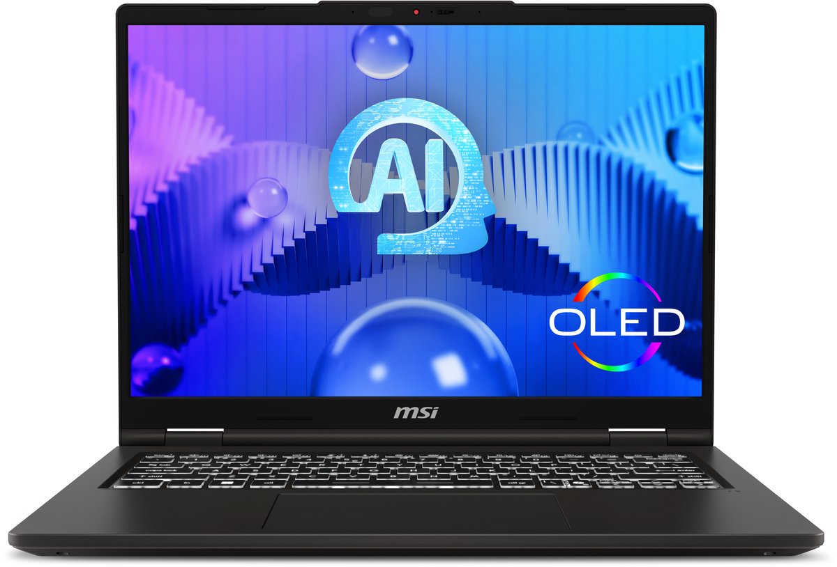 MSI Venture 14 AI A1MG-008NL - Laptop - Intel Core Ultra 7 16GB 1TB SSD OLED 14"WQXGA+