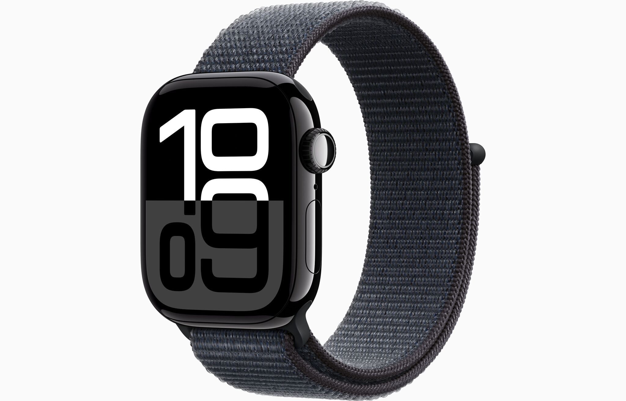 Apple Watch 10 42mm GPS Alu Sport - Loop diamantzwart/inkt