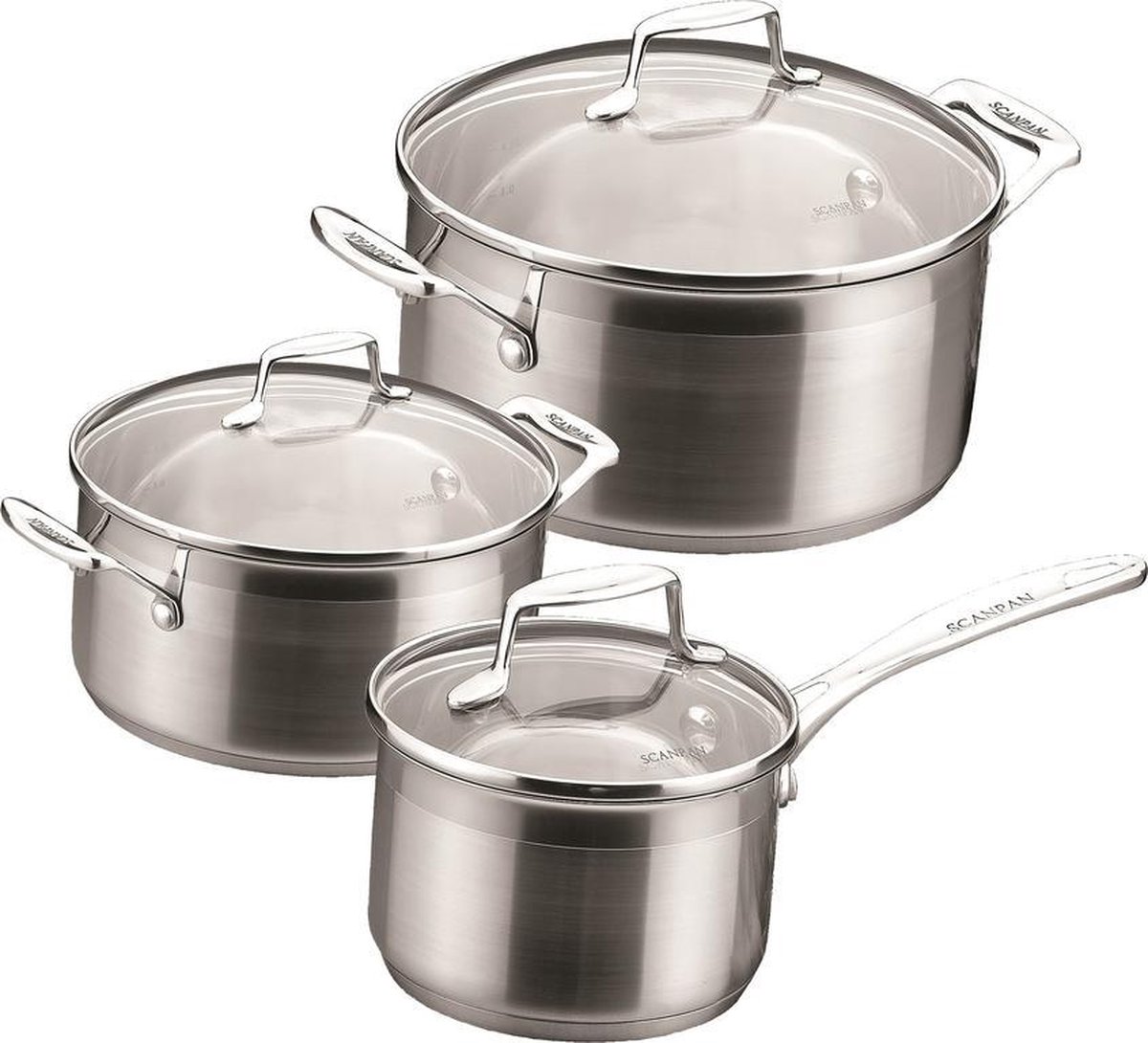 SCANPAN Impact driedelige pannenset