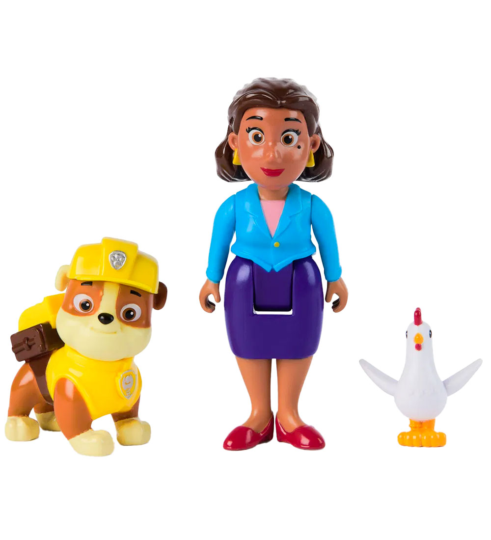 Paw Patrol Speelset - Hero Pup - Burgemeester Goodway en Rubble - Paw Patrol - OneSize - Speelgoed