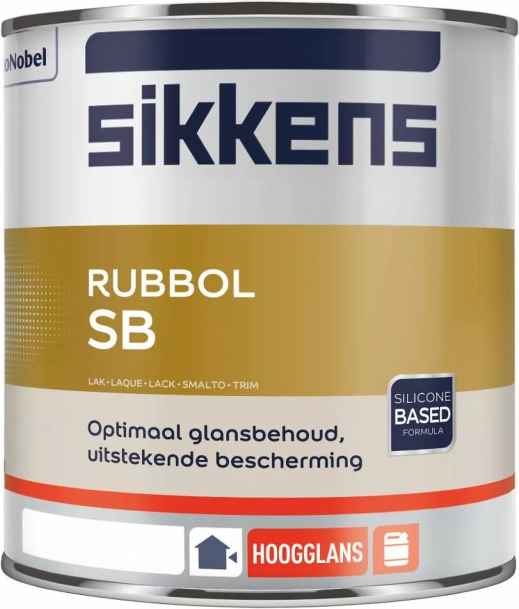Sikkens Rubbol SB RAL 9005 | Gitzwart 5L