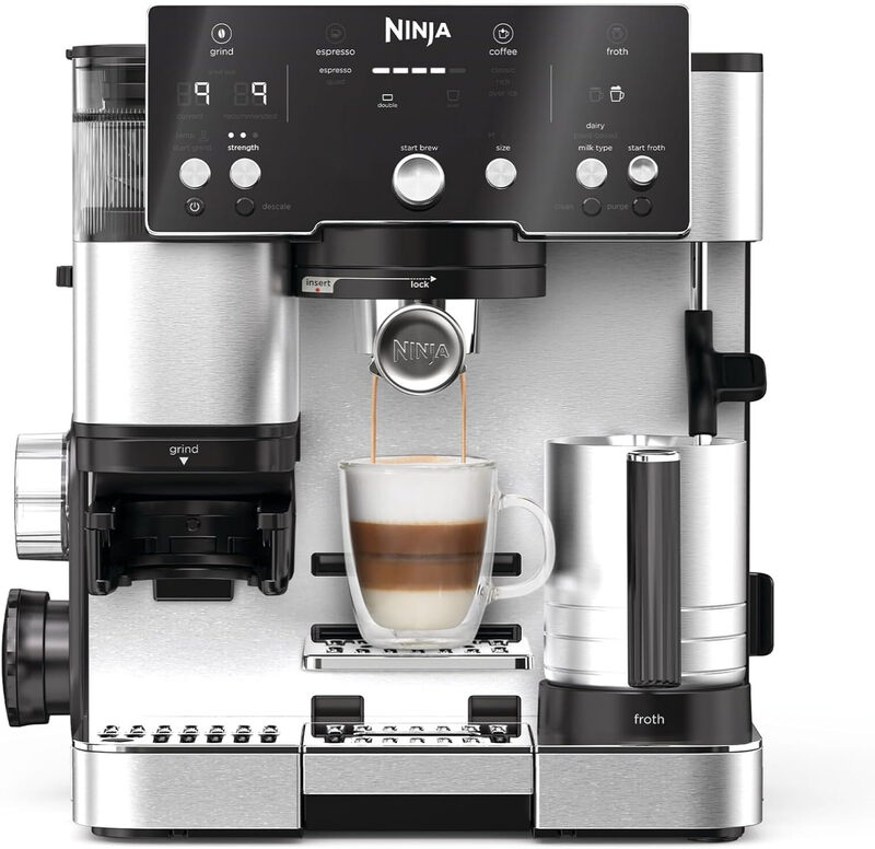 Ninja ES501EU - Espressomachine - 2-in-1 met Barista Assist Technologie - Koffiebonen