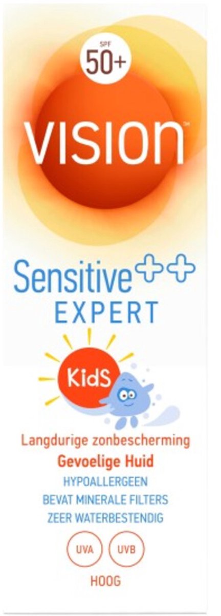 1+1 gratis: Vision Zonnebrand Kids Sensitive Lotion SPF 50+ 180 ml