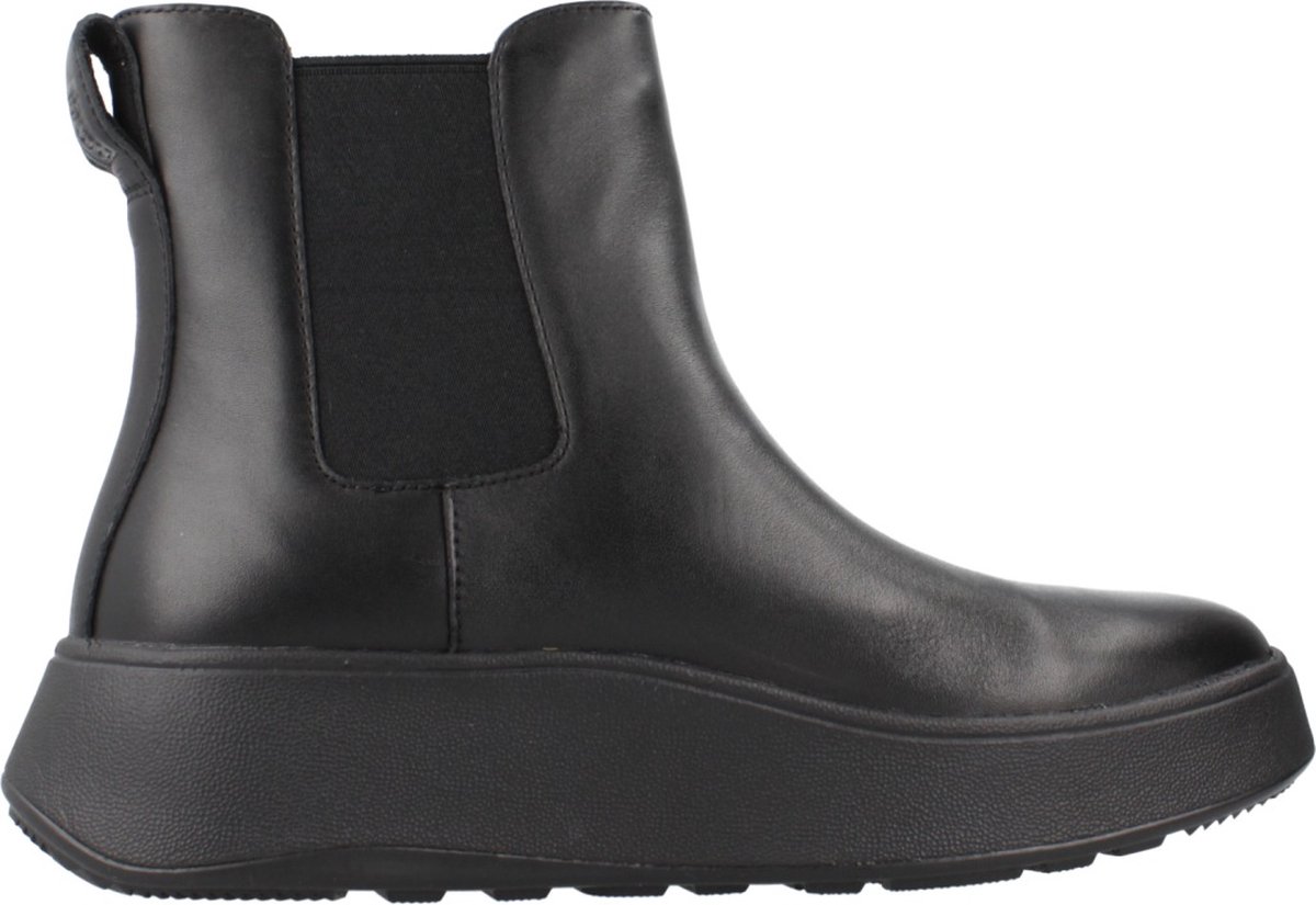 FitFlop F-mode leather flatform chelsea boots