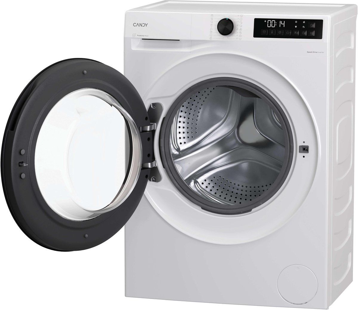 Candy ProWash GD 412BL10-S - Wasmachine - 12 kg - A-40% - Extra Stil (72dB) - Soft Drum - 16 programma's