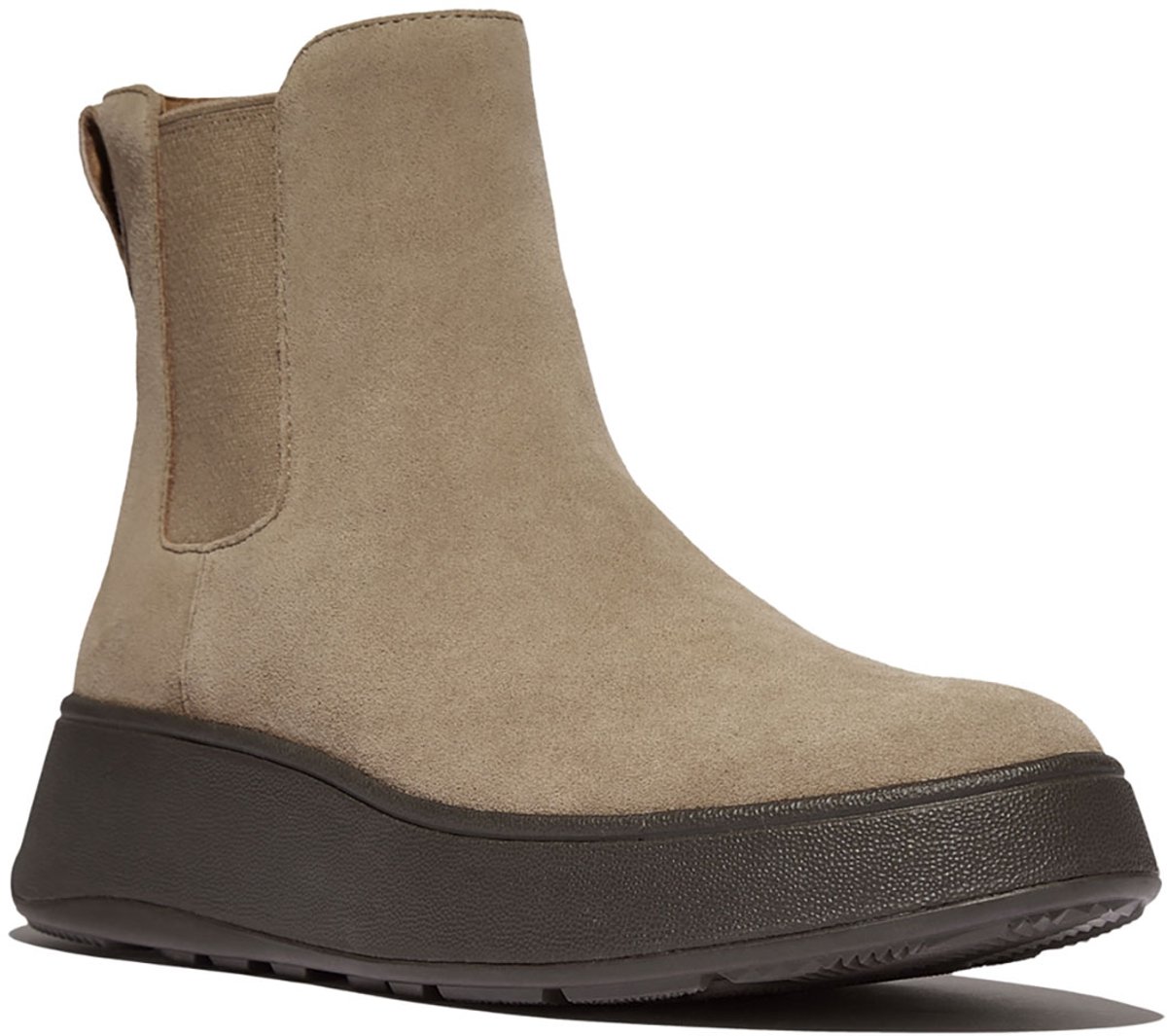 FitFlop F-mode suede flatform chelsea boots