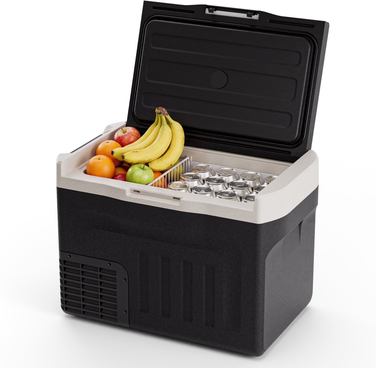 Auronic Elektrische Koelbox - Compressor - 30L - 12V en 240 volt - Camping Koelkast - Frigobox Auto - Groen