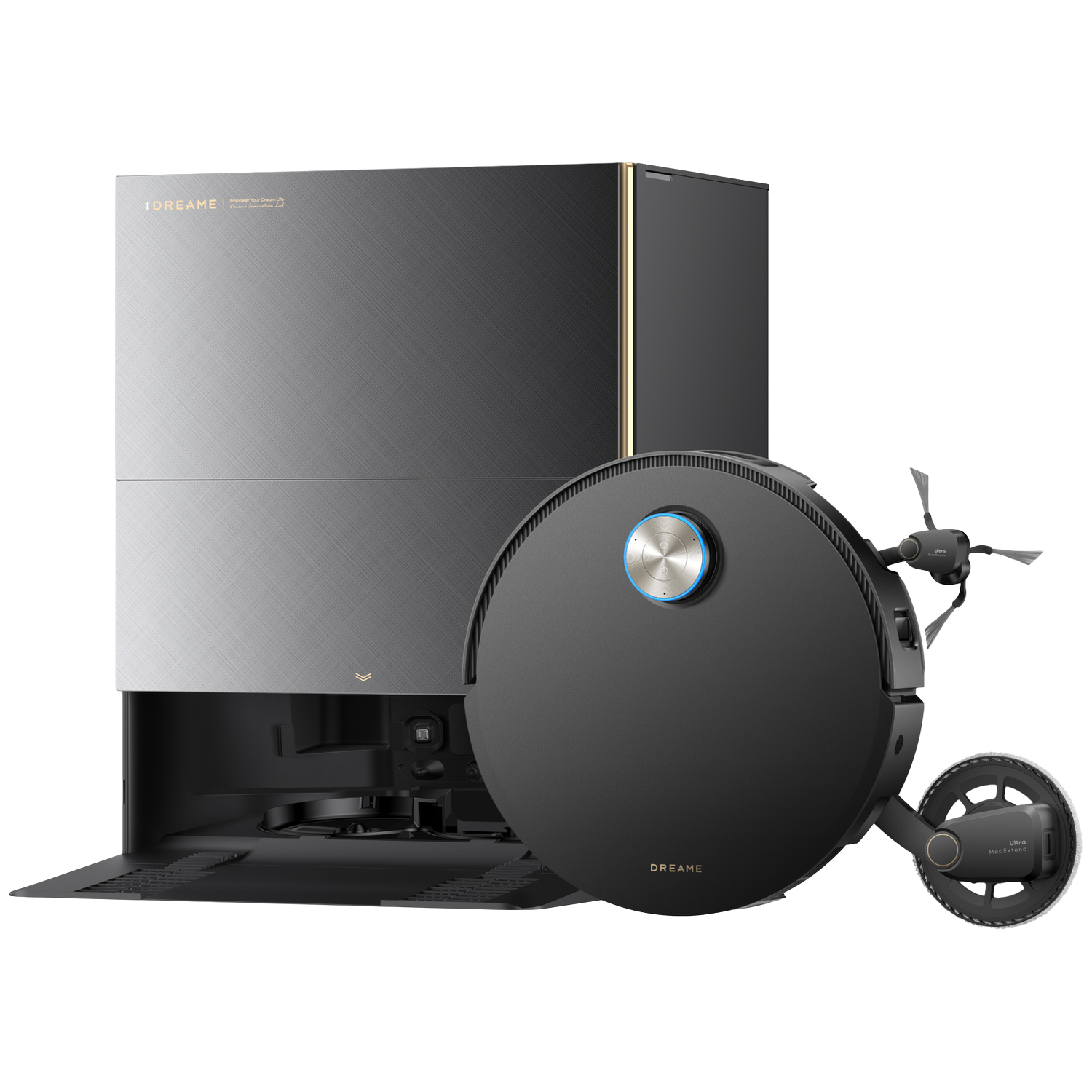 Dreame X60 Pro Ultra Compl Grijs Robostofzuiger En Dweilrobot