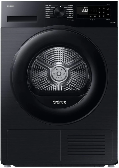 Samsung DV90CGC0A0AB - Warmtepompdroger 9 kg - Optimal Dry Technologie - Zwart