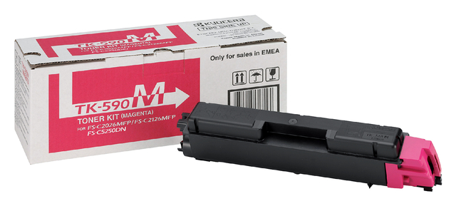 Kyocera TK-590M - Tonercartridge - Origineel - Magenta (1 stuk)
