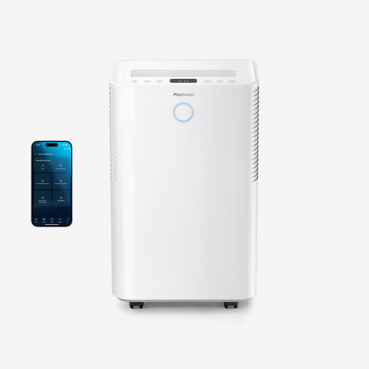 Pro Breeze OmniDry 20L Luchtontvochtiger - Wit