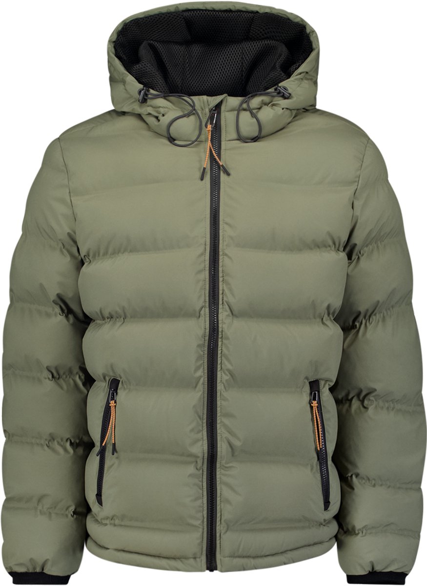 No Excess Jacket short fit sealed hooded padd steel