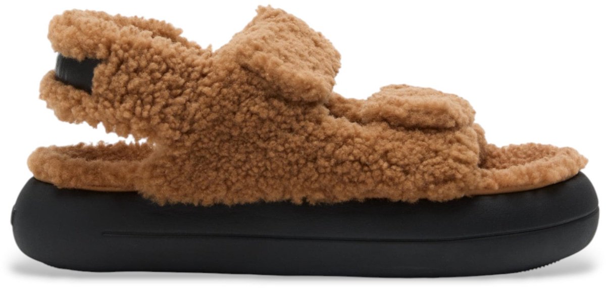 Moon Boot Bruine Polyamide Slippers