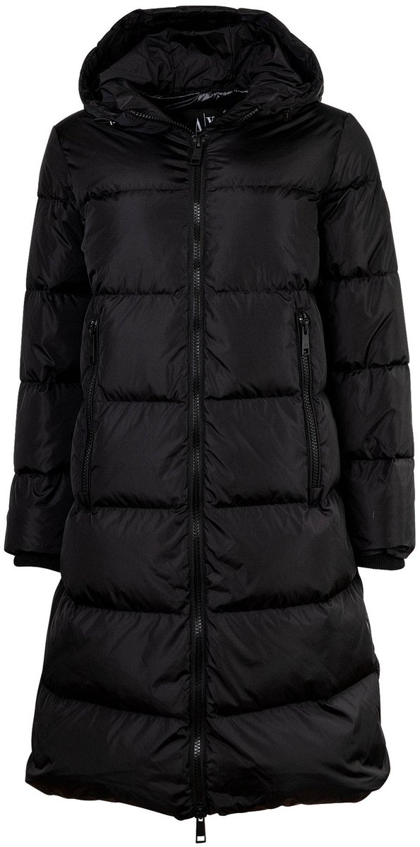Hooded Puffer Lange Jas