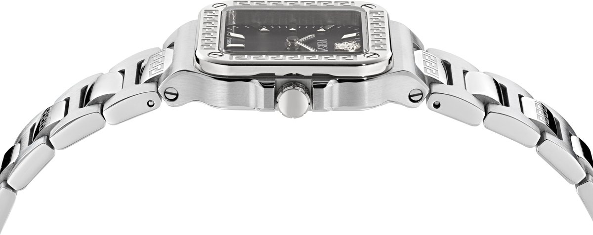 Versace Greca Edge Dames Horloge Zilverkleurig VE5G00126