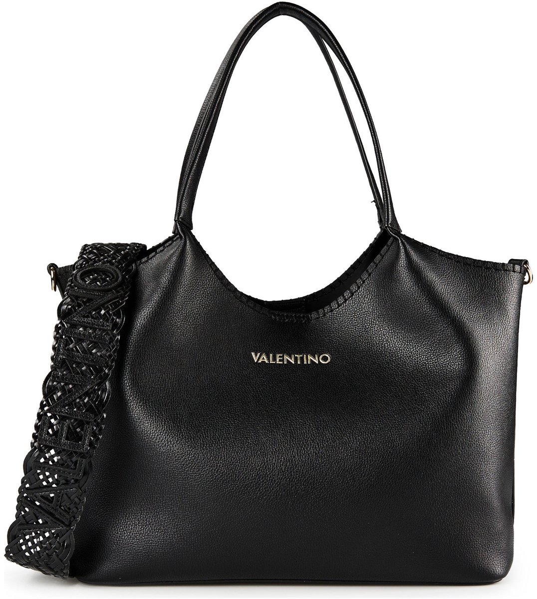 Mario Valentino Nero Poliuretano Dames Handtas