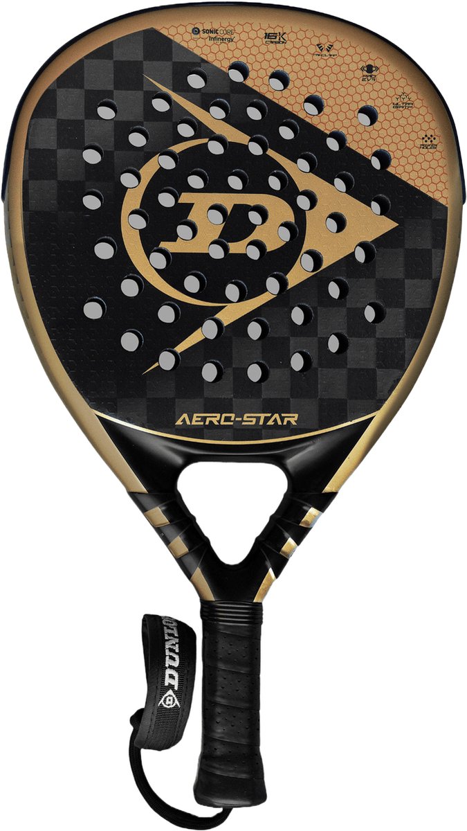 Dunlop aerostar padelracket heren -