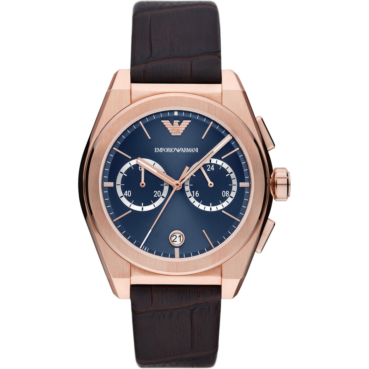 Emporio Armani Federico Heren Horloge Bruin AR11563
