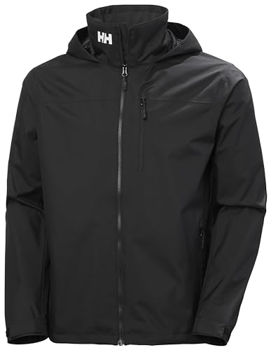 Helly Hansen Heren Crew Hooded Jacket 2.0Hooded Jacket, 990 Zwart, XL