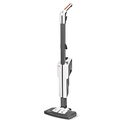POLTI VAPORETTO SV660 STYLE - Scopa a vapore 2 in 1 - Tutti i pavimenti - 1500 W - 0,5 L - Cavo da 6 m - Grigio/Bianco
