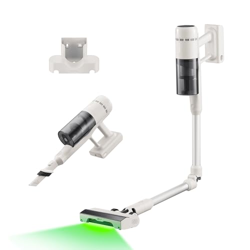 roborock H60 Draadloze stofzuiger, zuigvermogen 115 AW, looptijd 60 min, flexibele slang 90 graden, led-stofdetector, anti-verwarringsborstel voor tapijten, vloeren en dierenharen