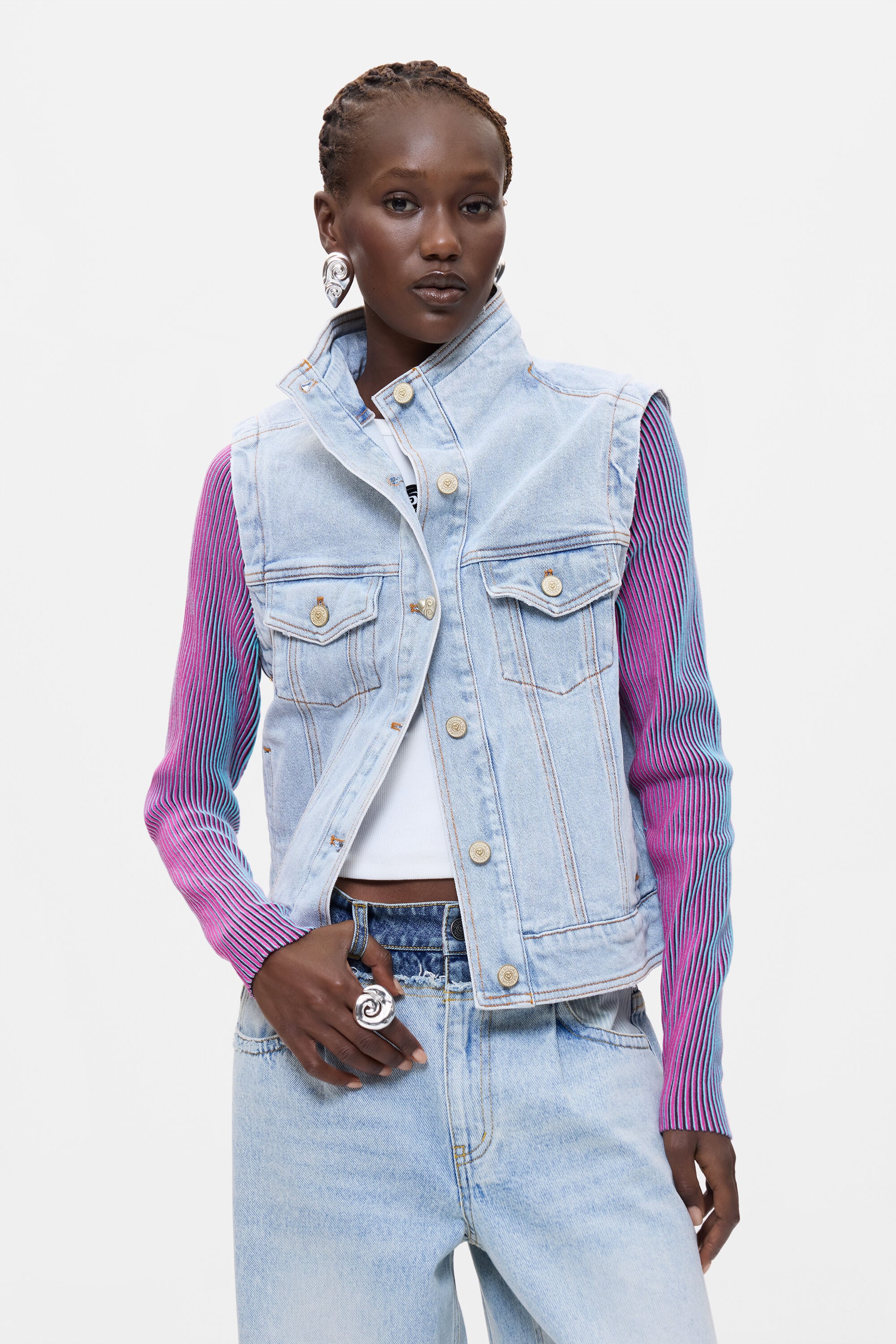Afneembare jas - BLUE - XL