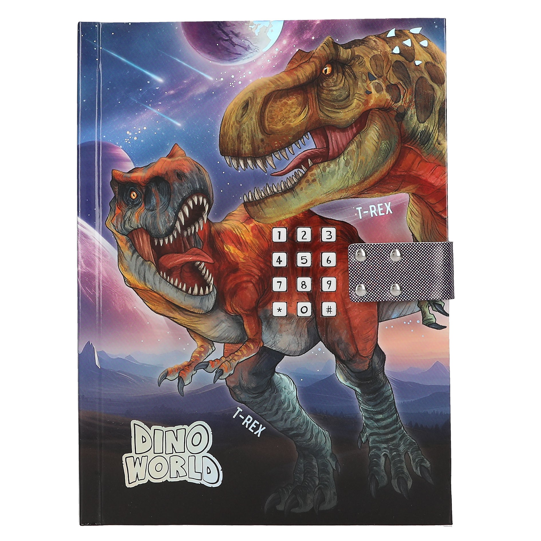 Dino World dagboek met geheime code