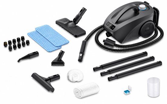 Atmosed AS-2 Stoomreiniger - 1650W - 4 Bar - 2,5L - Met 20 Accessoires