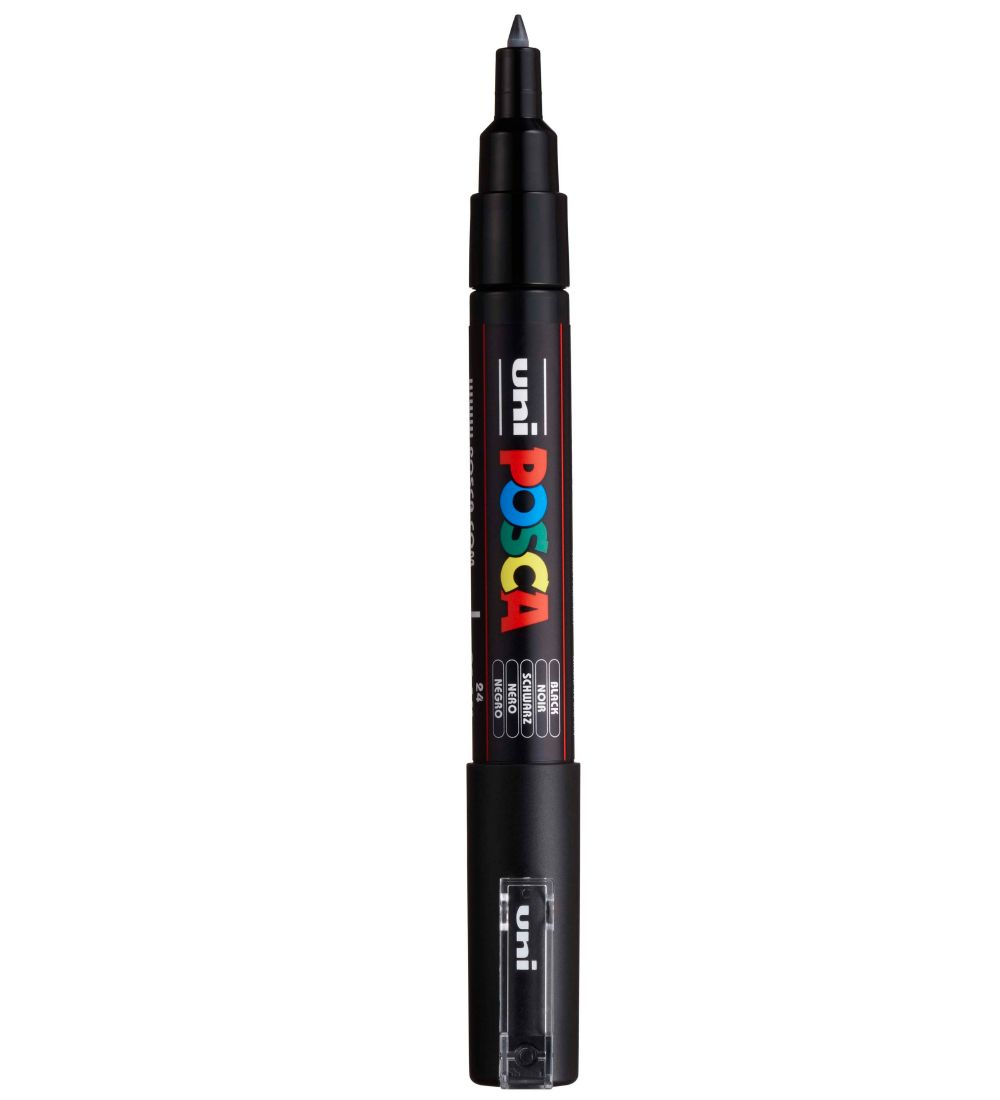 Verfstift Posca PC1MC zwart