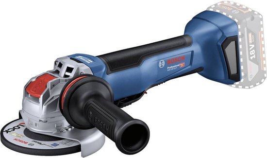 Bosch Professional GWX 18V-10 P Accu Haakse Slijper 125mm 18V X-LOCK Basic Body - 06019J4200