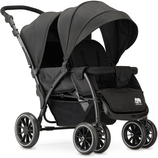 Deryan Luxe Elena Dubbele buggy- duo buggy – tandem buggy – Compact en lichtgewicht
