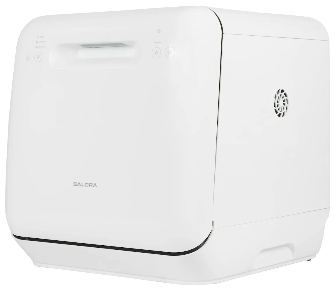 Salora DWR4200 – Mini/camping vaatwasser – 2 couverts – 3 was programma’s - wit