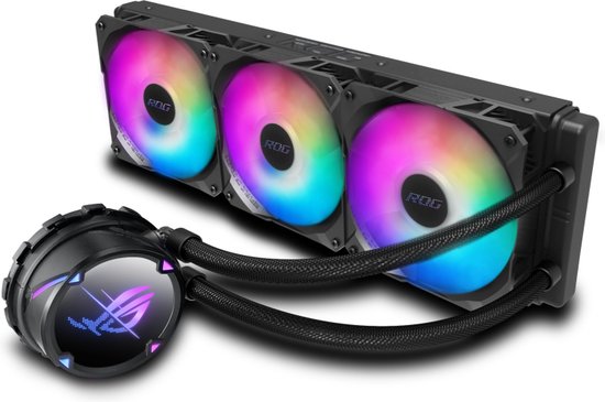 Asus ROG STRIX LC II 360 ARGB - Vloeistof-koelsysteem - 3 x ROG RGB 120 mm - zwart