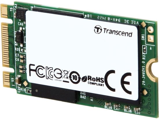 Transcend MTS400S 512 GB NVMe/PCIe M.2 SSD 2242 harde schijf PCIe NVMe 3.0 x4 Retail TS512GMTE400S