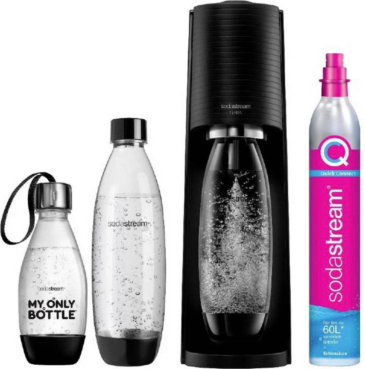Sodastream - Soda-maker Terra - Voordeelpak - Zwart