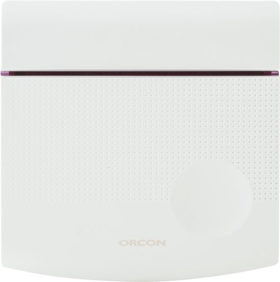 Orcon Bedieningssensor 15RF voor ventilatiesysteem 9,2 x 9,2 x 2,3 cm, wit