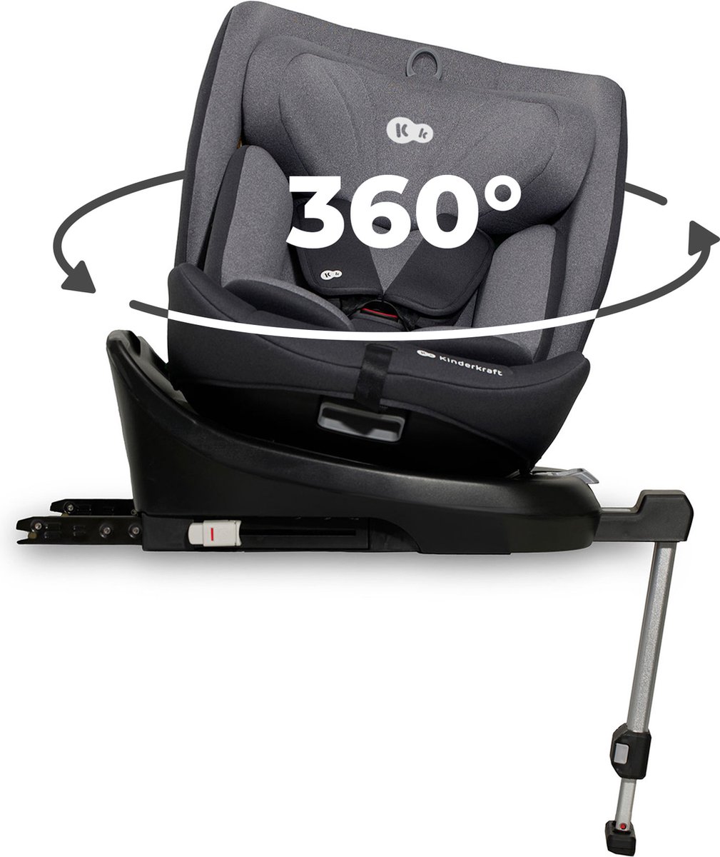 Autostoel Kinderkraft I-360 I-Size Grey