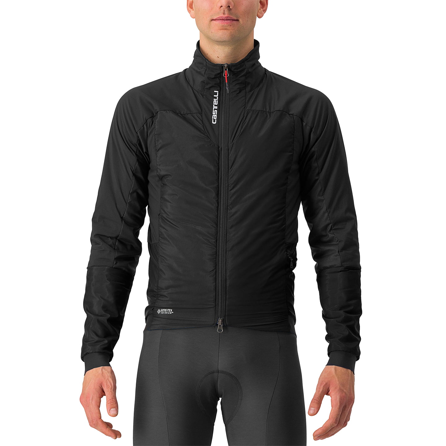 Castelli Fly Thermal lange mouw fietsjack zwart heren L