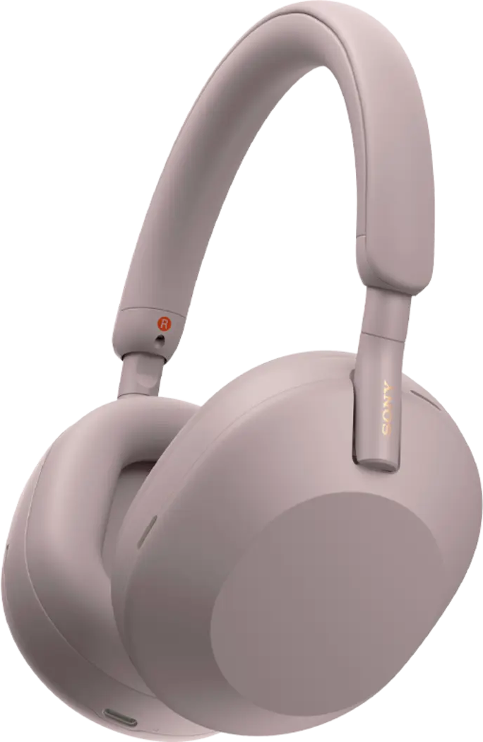 Sony Wh-1000xm5 - Draadloze Koptelefoon Met Noise Cancelling Smokey Pink Hoofdtelefoon Roze