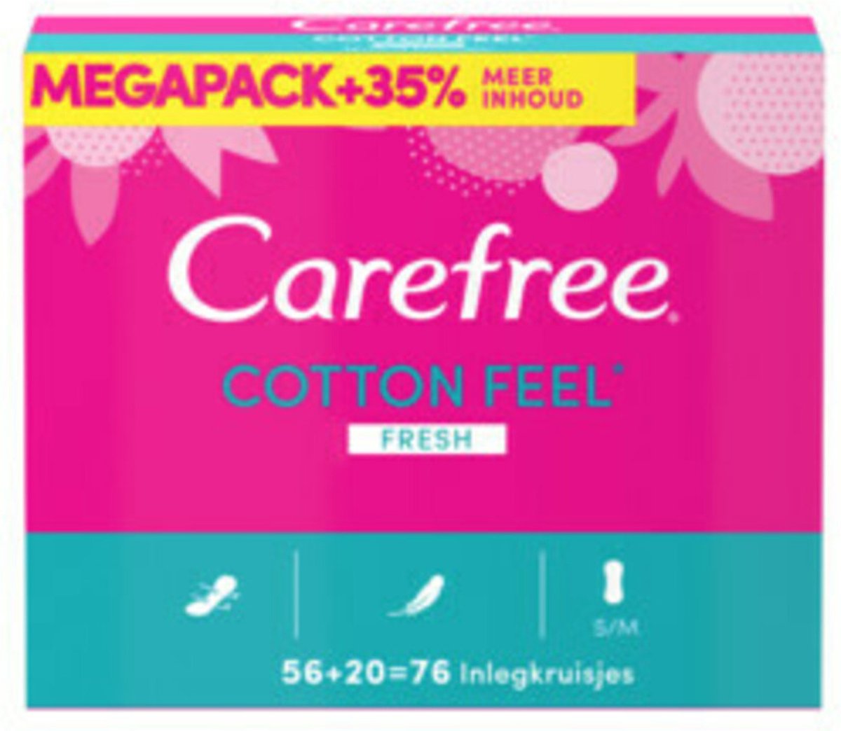 8x Carefree Cotton Feel Fresh 76 stuks
