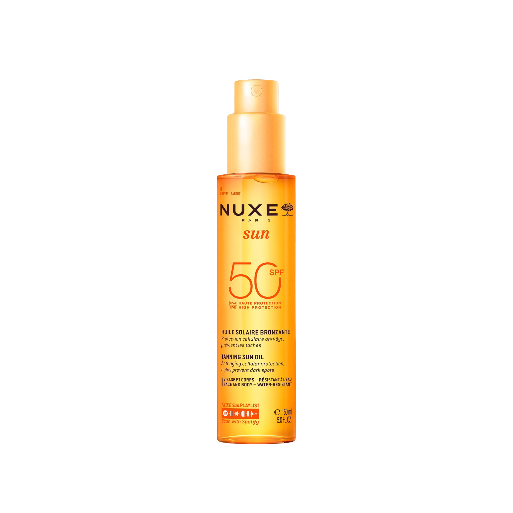 Nuxe Sun Tanning Sun Oil Face and Body SPF50 | 150 ml