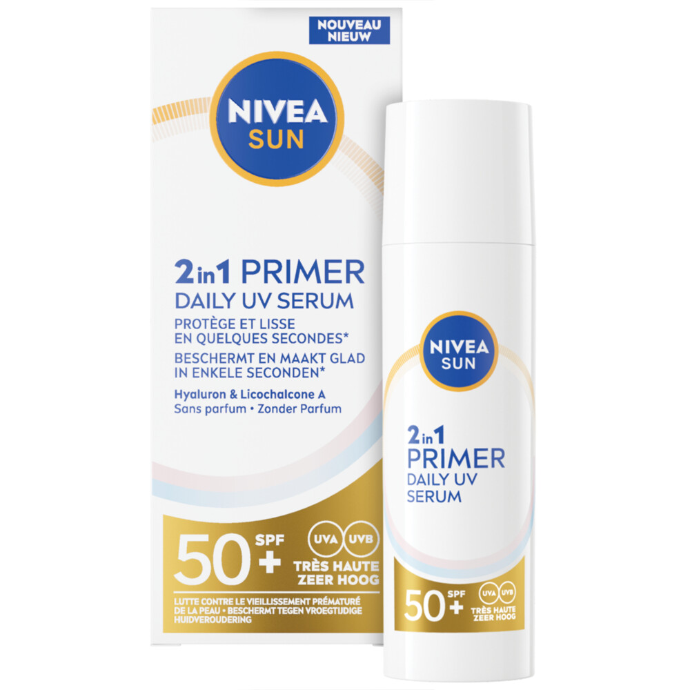 Nivea Sun 2in1 Primer Daily UV Serum SPF50+