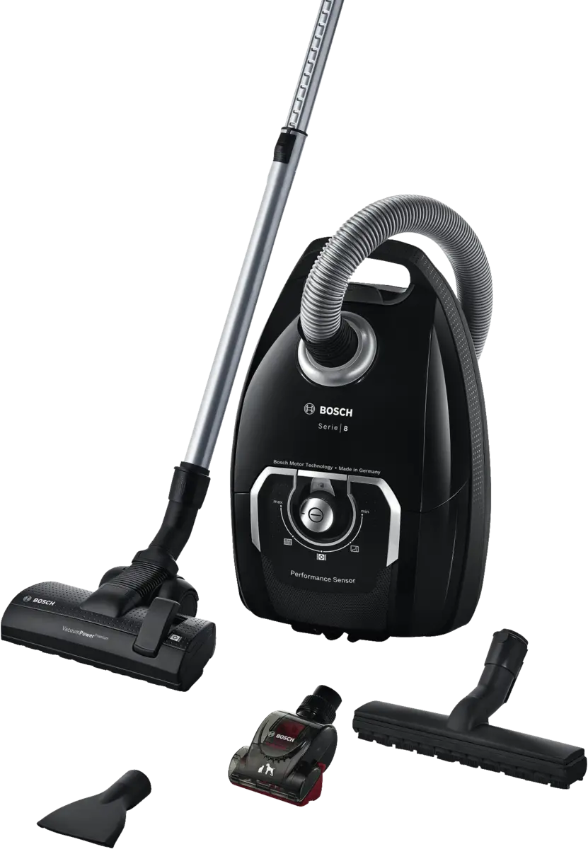 BOSCH BGL8BA3S Serie 8 Stofzuiger met Zak - Zwart