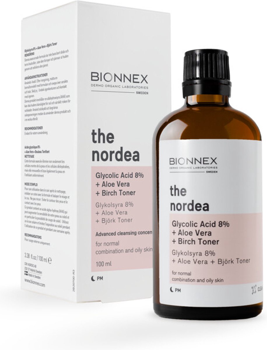Bionnex Nordea Serum Glycol 8% + Aloe Vera + Birch Toner