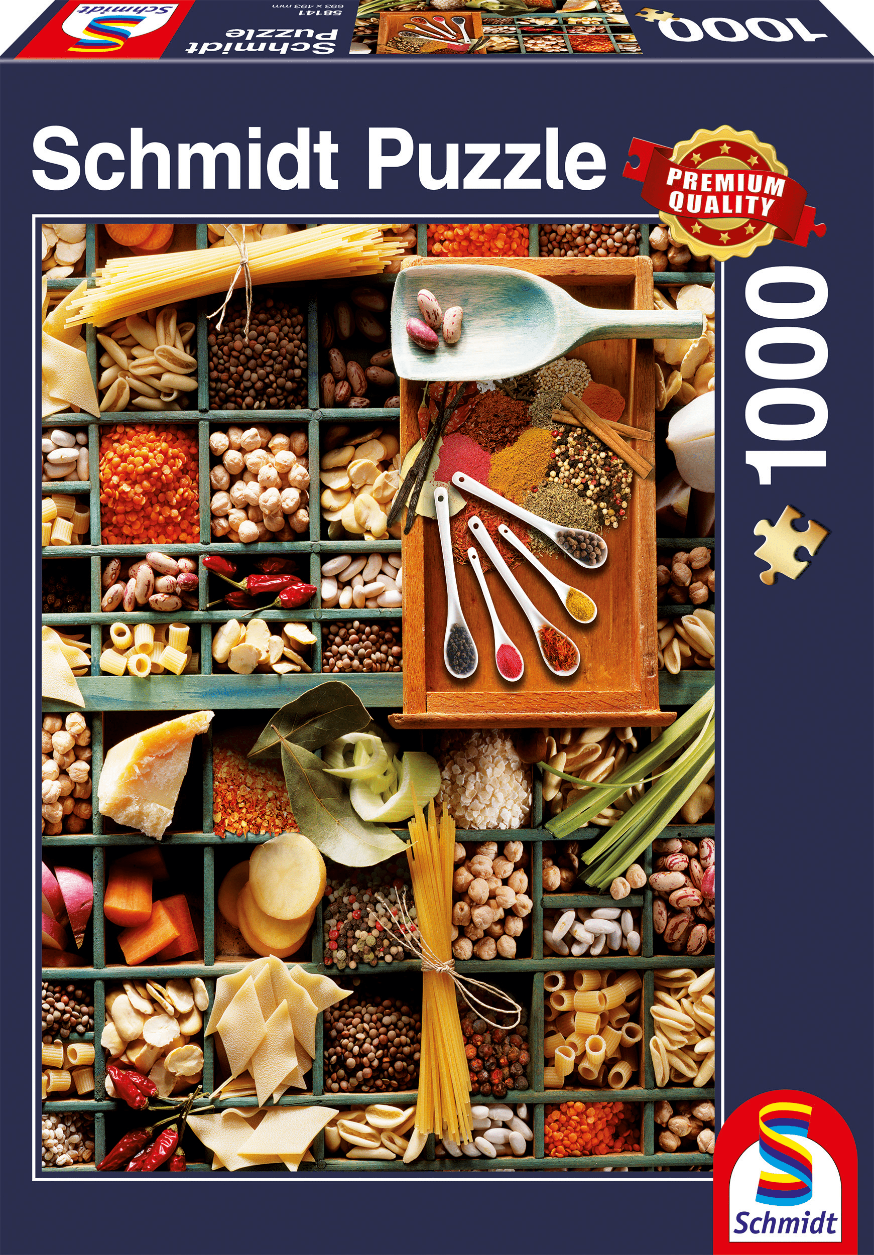 Keuken Potpourri, 1000 stukjes - Puzzel