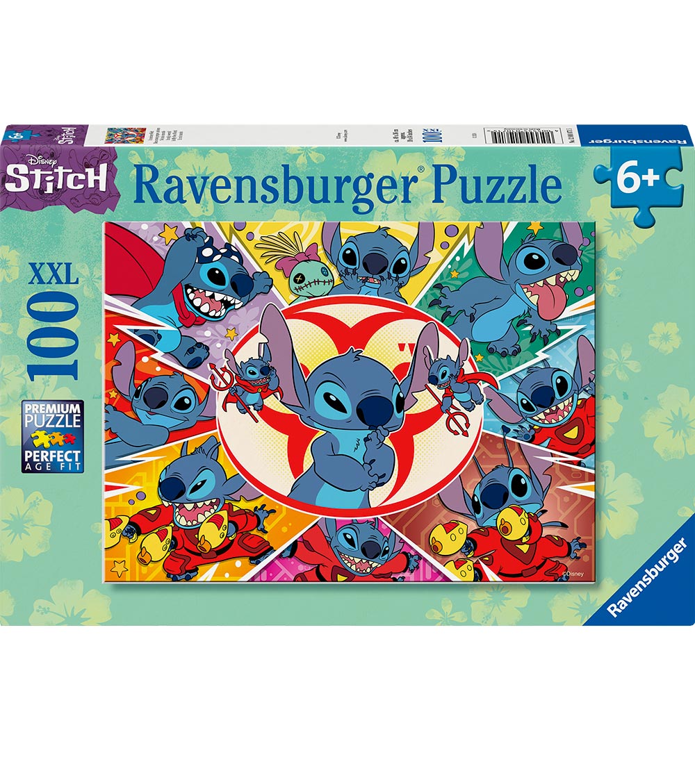 Ravensburger Puzzel - 100 Bakstenen - Disney Stitch - Ravensburger - OneSize - Puzzel
