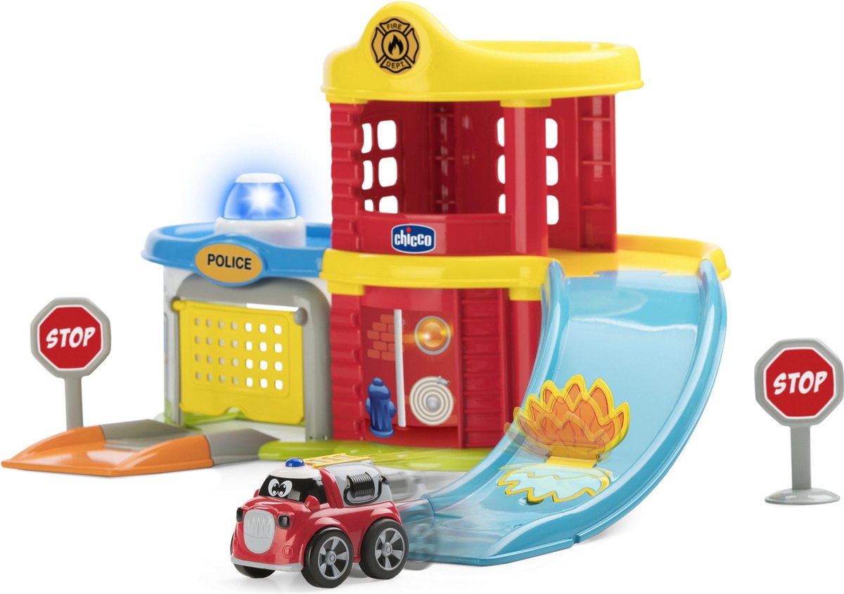 Chicco Hoofdkwartier Reddingsteam met Licht en Geluid + Brandweerauto